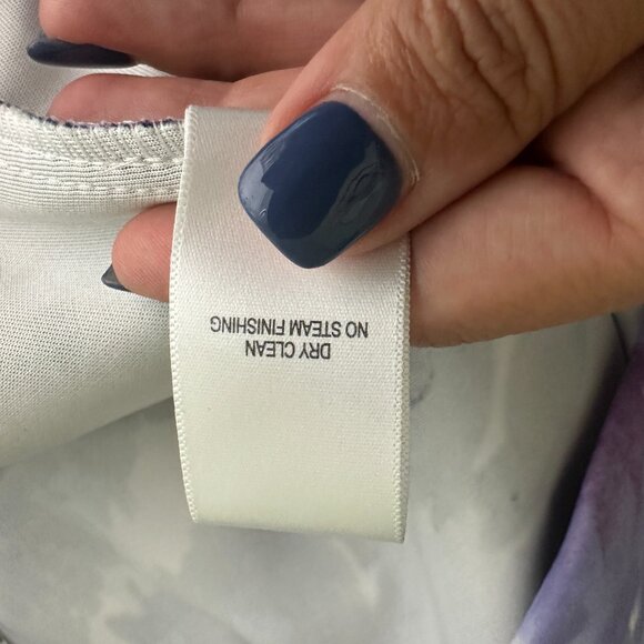 2/$24 Taylor Stripe and Floral Print A-line Dress Multi 14 #A0279 TRB2 - Picture 7 of 8